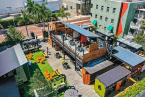 Aerial View of Bay Street Yard