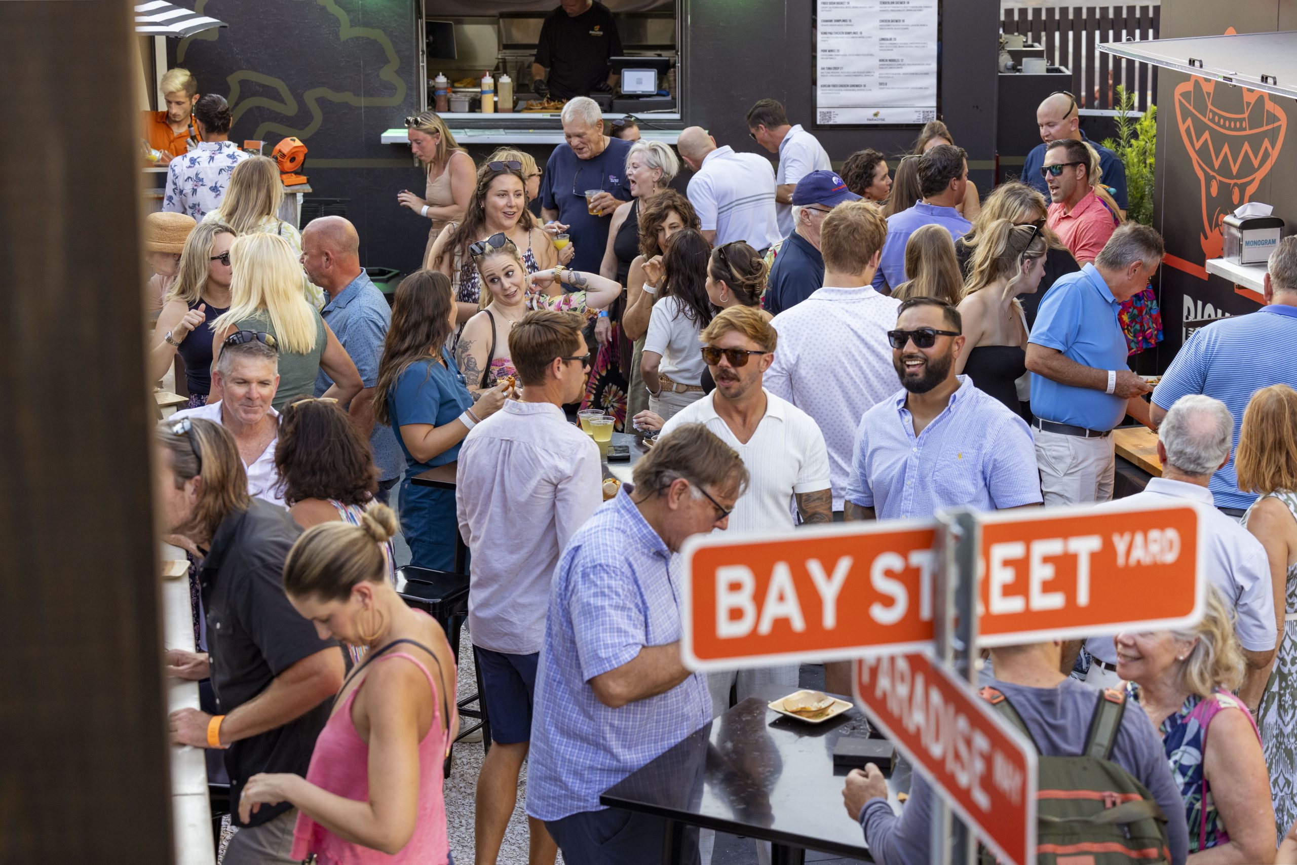 Crowd at Bay Street Yard Crowd at Bay Street Yard